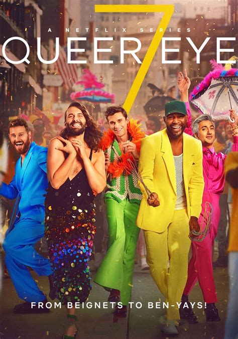 May 10, 2023 · According to the official Netflix trailer released on April 23, Queer Eye season 7 will be available for streaming on May 12, 2023. Each season of the hit reality TV series took place in a different U.S. city. Queer Eye seasons 1 and 2 were set in the Atlanta, Georgia area, seasons 3 and 4 took place in the greater Kansas City area, season 5 ... 
